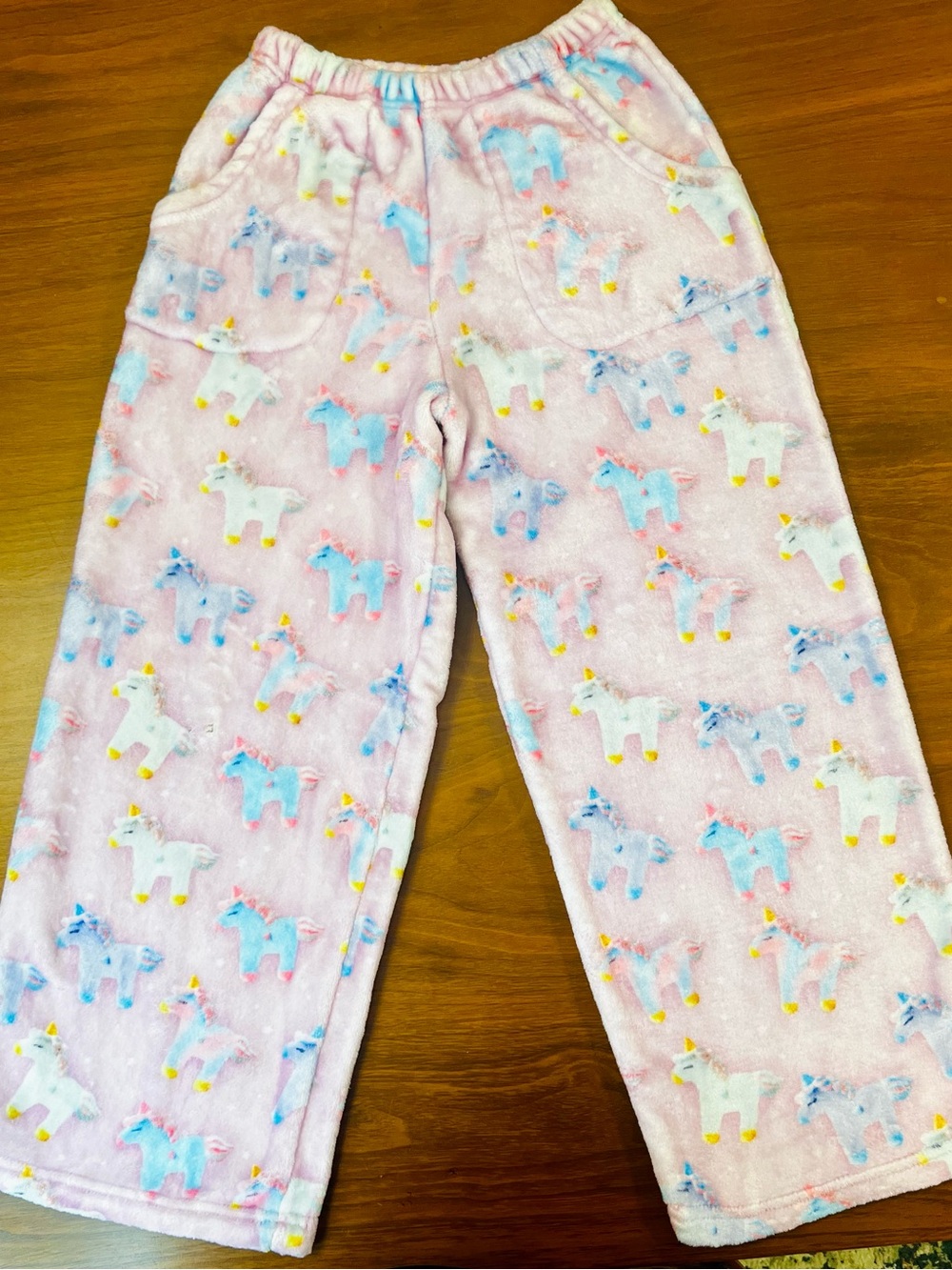 Iscream Girls Unicorn Dreams Plush Fleece Pajama Pants Size Small (6-8)